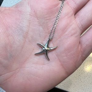 Silver Starfish Necklace on 925 chain